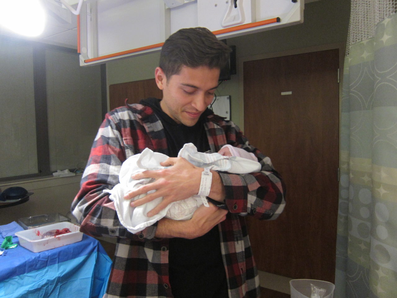 Daddy’s First Time to Hold Jordy